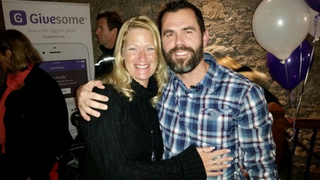 Kirsten Flynn with Jay Whitelaw, Founder & Executive Director of Givesome™